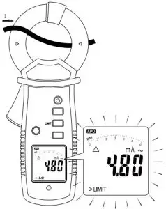 Display when limit is exceeded: