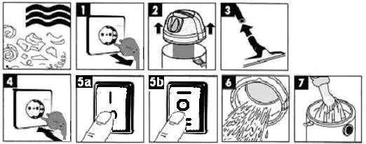 Profeco 77402 77403 Bouwstofzuiger (RVS)1200W - cleaning