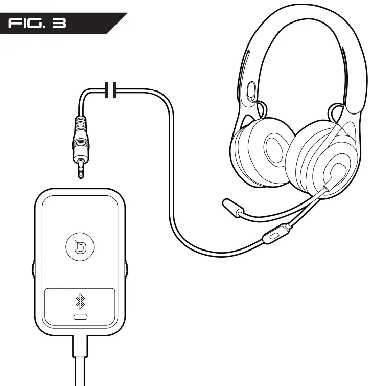 bionik BNK-9041 Chat Mixer Bluetooth Accessory for Gaming Headsets - FIG 2