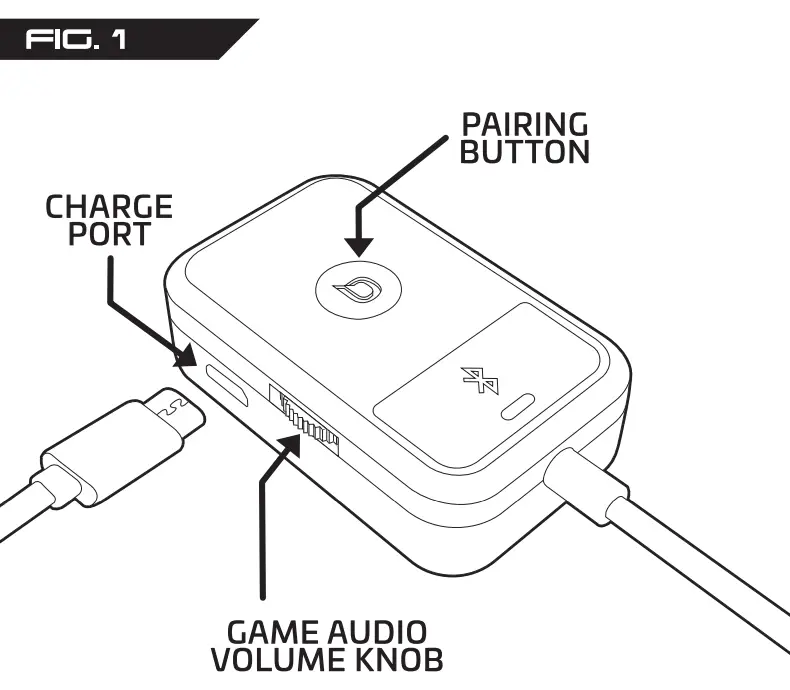 bionik BNK-9041 Chat Mixer Bluetooth Accessory for Gaming Headsets - FIG