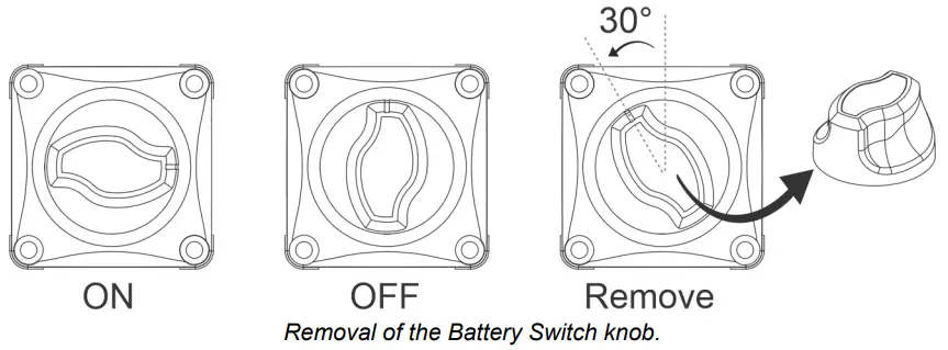 victron energy VBS127010010 Battery Switch ON OFF 275A - Battery Switch