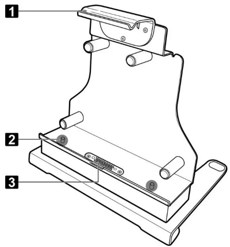 DURABOOK R11 Rugged Tablet Office Dock - fig2