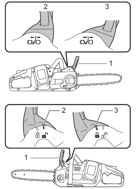 makita DUC303 Cordless Chain Saw 08