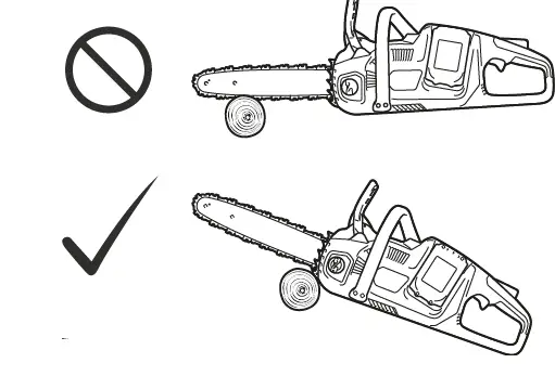 makita DUC303 Cordless Chain Saw 22