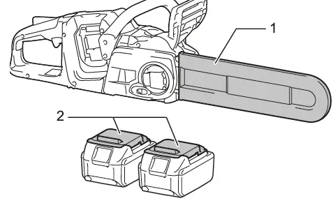 makita DUC303 Cordless Chain Saw 32