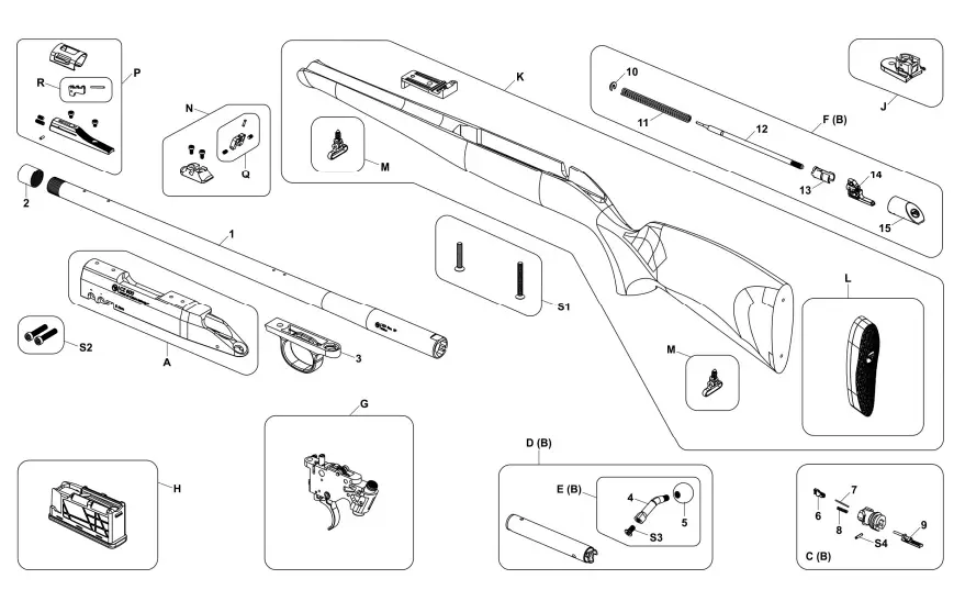 cz600 Bolt action Rifle - 1