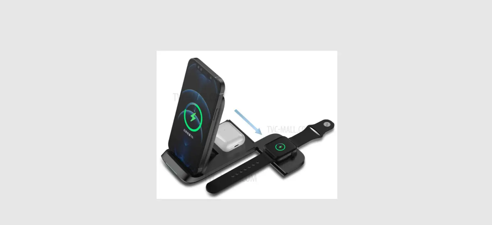 Tvcmall Hs-v83 In 1 Fast Wireless Charger User Manual