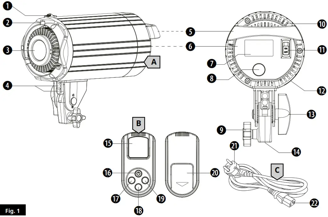 BRESSER F004396 BR S COB LED LED Lights - Overview