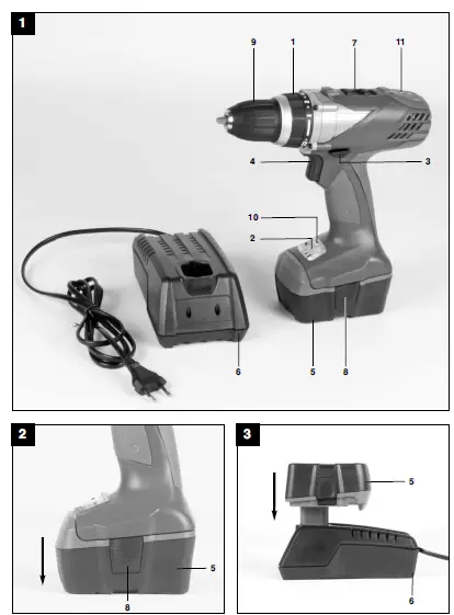 Einhell RT-CD 14 4 Cordless Drill Screwdriver - Copy