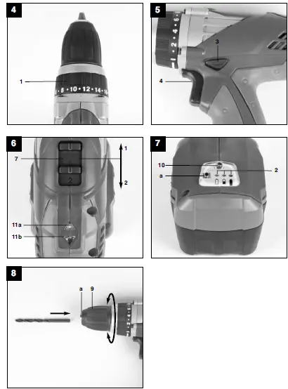 Einhell RT-CD 14 4 Cordless Drill Screwdriver - Copy