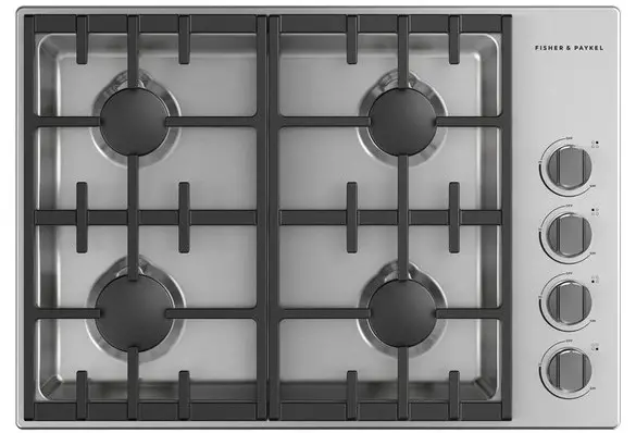 FISHER PAYKEL CDV3 304H L 30 Inch LPG Gas Cooktop - cover