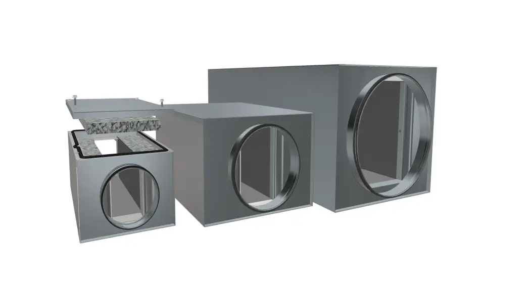 Lindab Kvapl Circular Straight Low-built Silencer Instructions