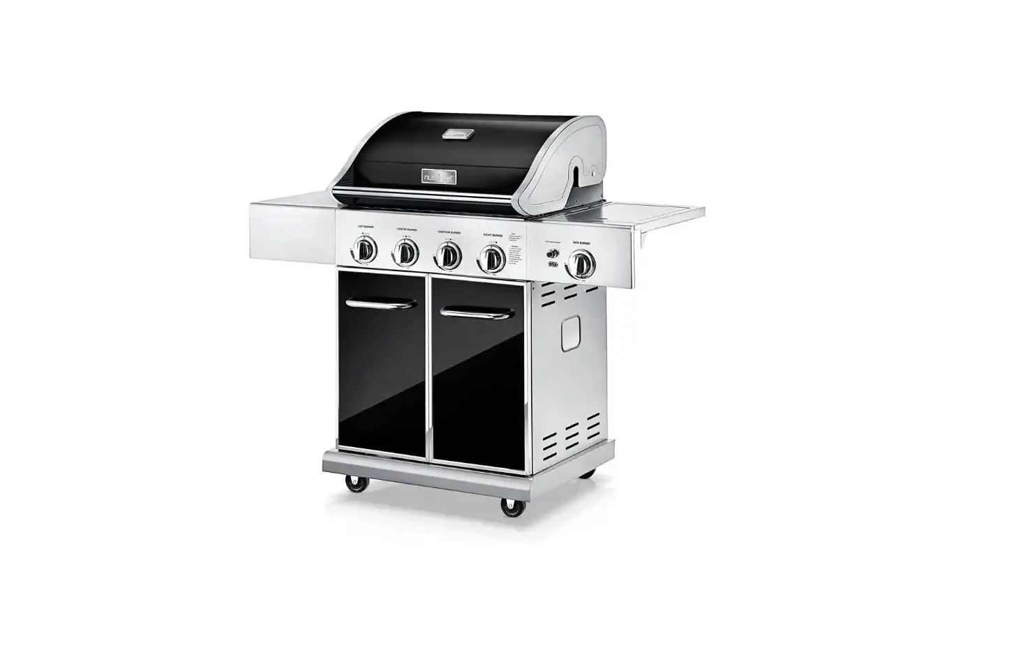Nutrichef Ncgril2 Stainless Steel 4-burner Propane Gas Grill User Guide