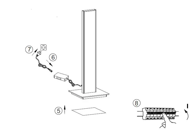 Paul Neuhaus 4460 LED Table Lamp with Dimmer fig 3