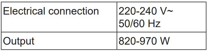 BOSCH TAT3P421GB Compact Toaster Instruction Manual - Technical data