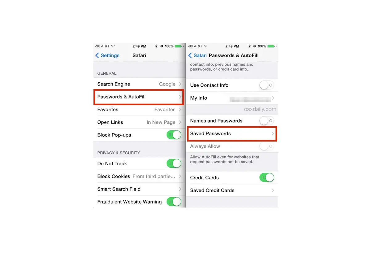 How To Find Saved Passwords On Your Iphone How To Find Saved Passwords On Your Iphone