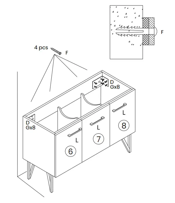 Swiss Midison Freestanding Vanity fig 12
