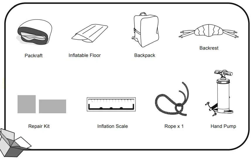 Bestway 65146 Hydro-Force Wayfarer Green Canoe Inflatable Packraft Set-1