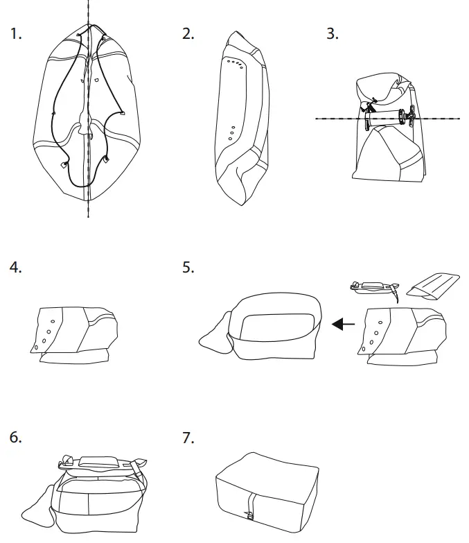 Bestway 65146 Hydro-Force Wayfarer Green Canoe Inflatable Packraft Set-6
