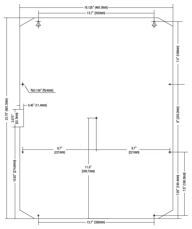 Trove2HW2 Trove2 Enclosure with Altronix-Honeywell ProWatch-WinPak Backplane-16