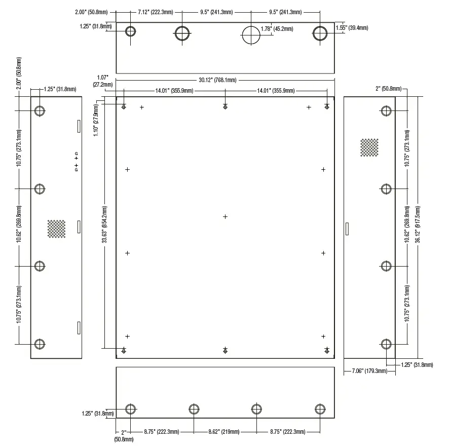 Trove2HW2 Trove2 Enclosure with Altronix-Honeywell ProWatch-WinPak Backplane-23