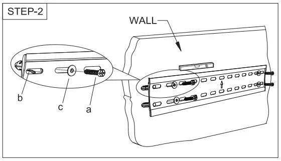 DAYTON AUDIO NBS-F Commercial Slim Fixed TV Wall Mount-fig4