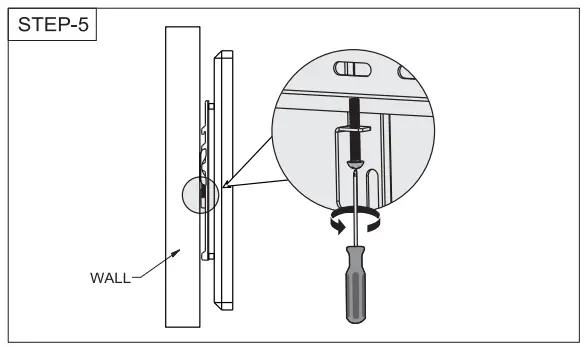 DAYTON AUDIO NBS-F Commercial Slim Fixed TV Wall Mount-fig7