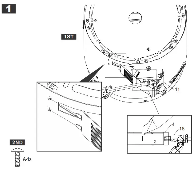 Char-Broil Oil-less Turkey Fryer - ASSEMBLY 1