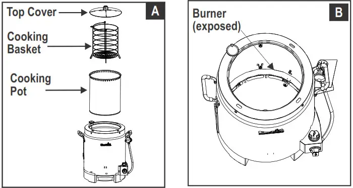 Char-Broil Oil-less Turkey Fryer - Cleaning the Burner Assembly 2