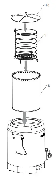 Char-Broil Oil-less Turkey Fryer - Cleaning the Burner Assembly Note