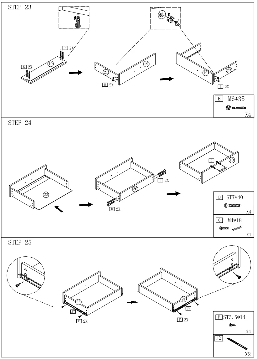 BYBLIGHT BB-U0031GX Bernise Rustic Brown File Cabinet fig 1