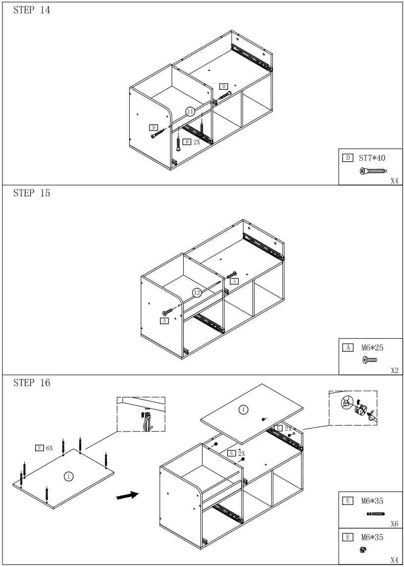 BYBLIGHT BB-U0031GX Bernise Rustic Brown File Cabinet fig 4