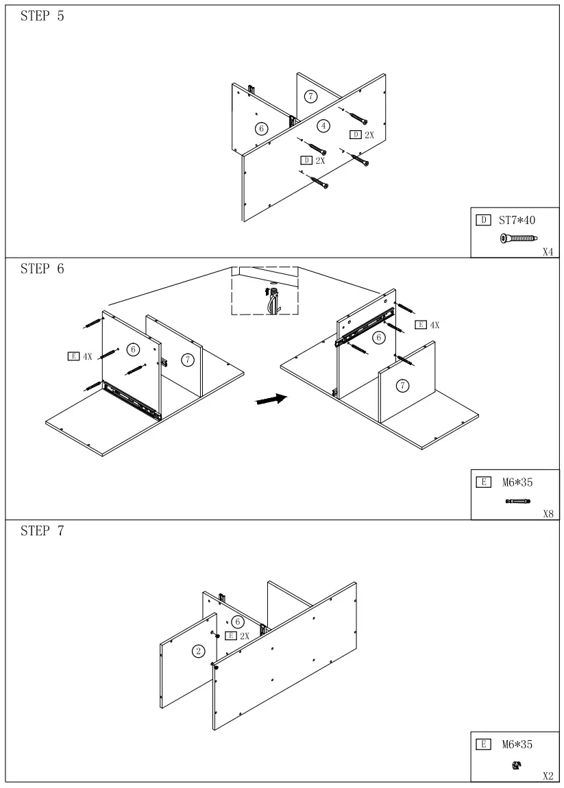 BYBLIGHT BB-U0031GX Bernise Rustic Brown File Cabinet fig 7