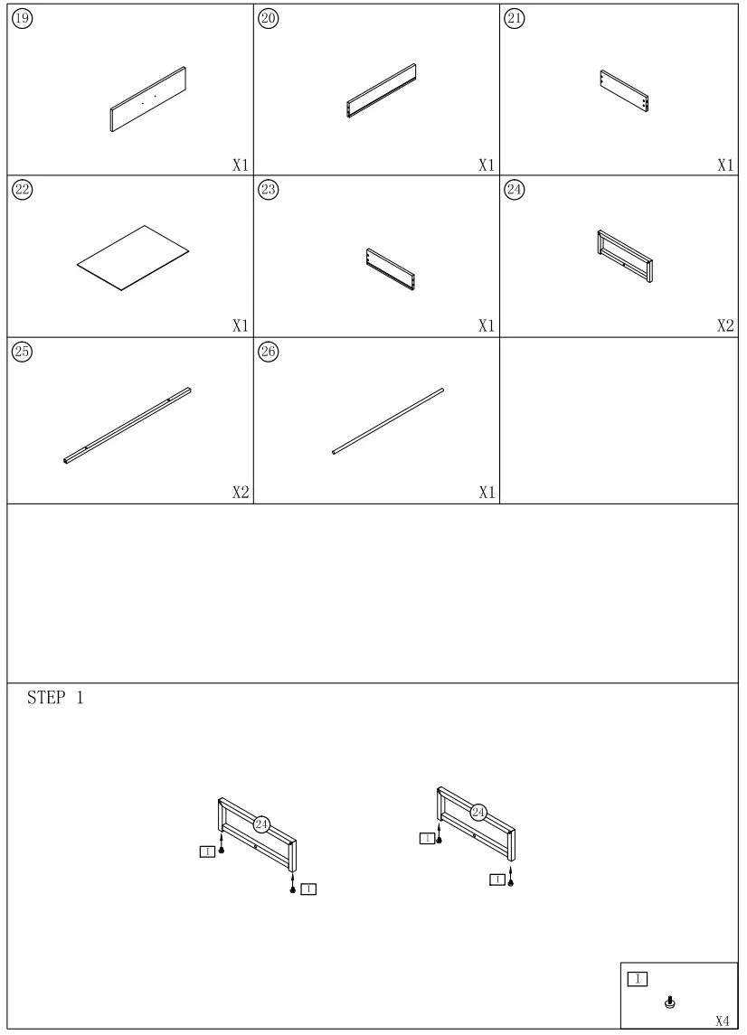 BYBLIGHT BB-U0031GX Bernise Rustic Brown File Cabinet fig 9