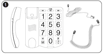 Fysic FX575 Landline Telephone-1