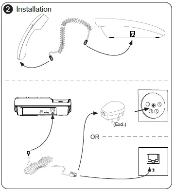 Fysic FX575 Landline Telephone-2