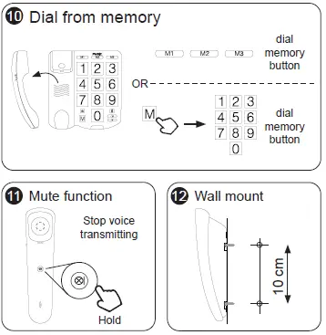 Fysic FX575 Landline Telephone-6