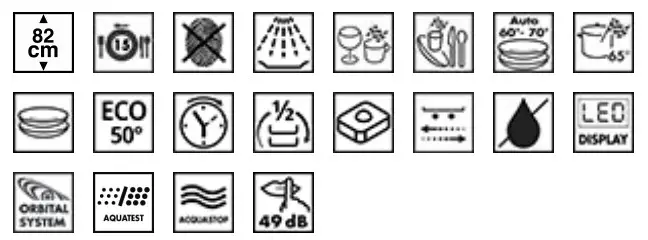 smeg DWAU6315X3 Dishwasher - Parts