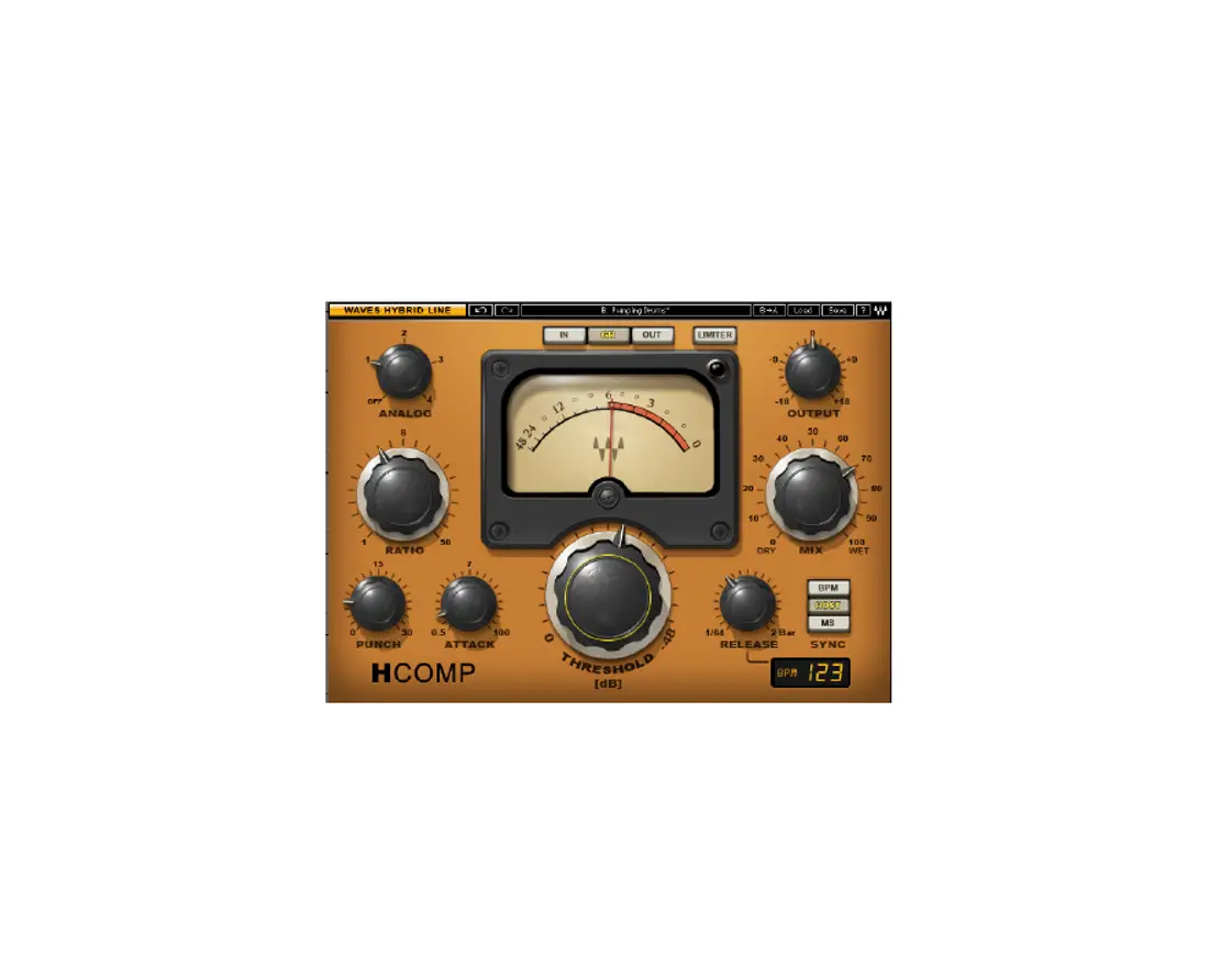 Waves H-comp Hybrid Compressor User Guide Waves H-comp Hybrid Compressor User Guide