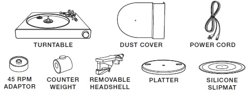 VICTROLA 338STRMCBN Stream Carbon Semi Automatic Belt Drive Turntable-10