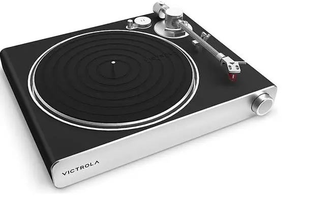 VICTROLA 338STRMCBN Stream Carbon Semi Automatic Belt Drive Turntable
