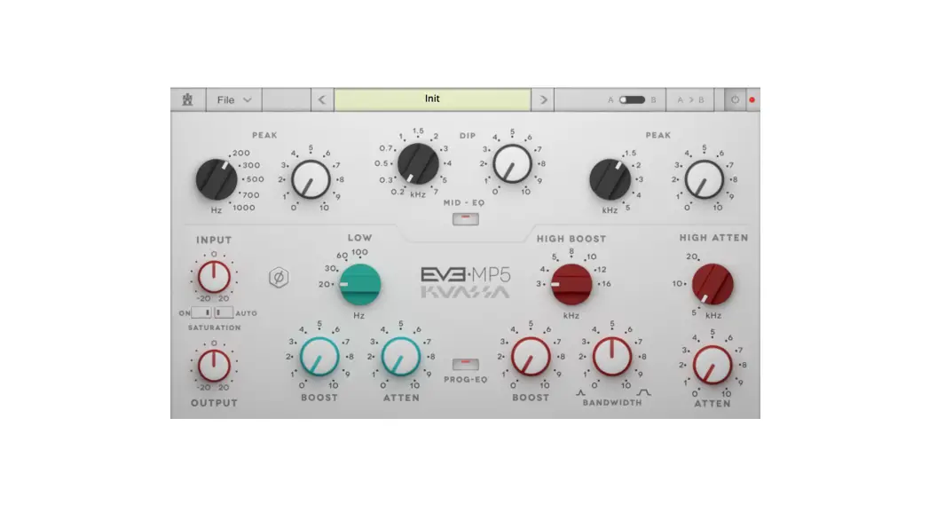 Eve Mp5 Mid And Program Equalizer Pultec Emulation User Guide