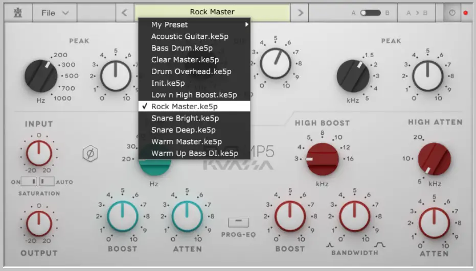 EVE MP5 Mid and Program Equalizer Pultec Emulation - fig11