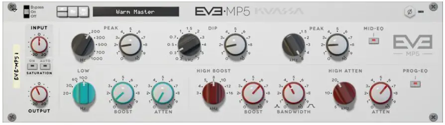 EVE MP5 Mid and Program Equalizer Pultec Emulation - fig14