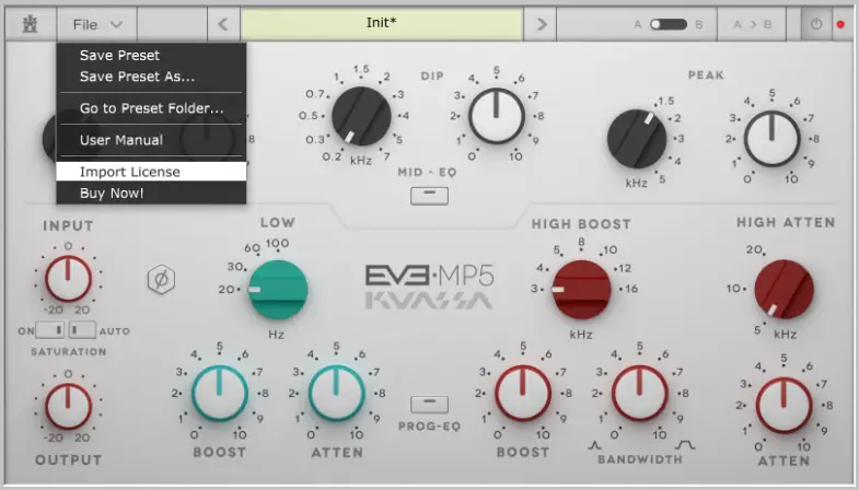 EVE MP5 Mid and Program Equalizer Pultec Emulation - fig3