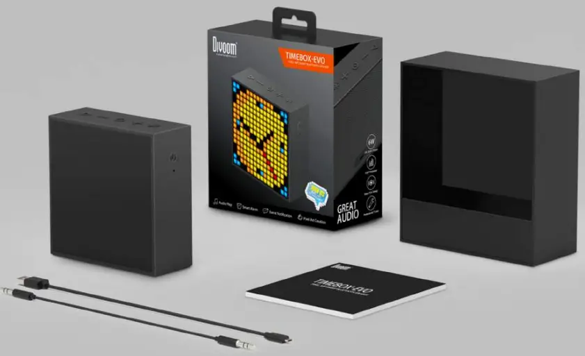 Divoom TIMEBOX EVO Lab - PACKAGING DETAIL