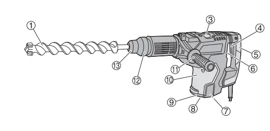HiKOKI-DH-52MA-Drill-FIG 1