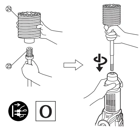 HiKOKI-DH-52MA-Drill-FIG 11
