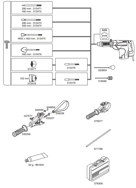 HiKOKI-DH-52MA-Drill-FIG 18