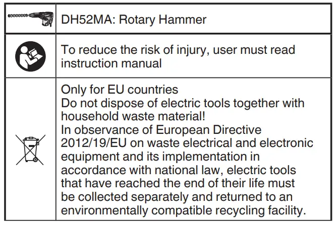 HiKOKI-DH-52MA-Drill-FIG 19
